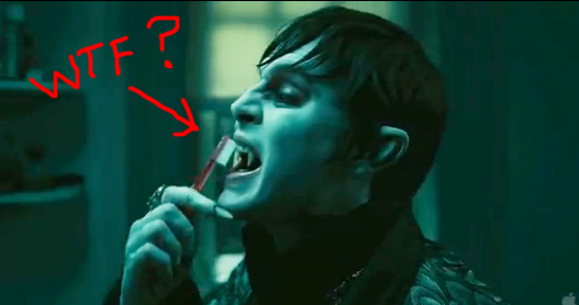 Barnabas Brushing his Fangs