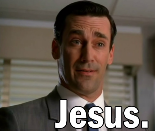 Don Draper Says Jesus A lot