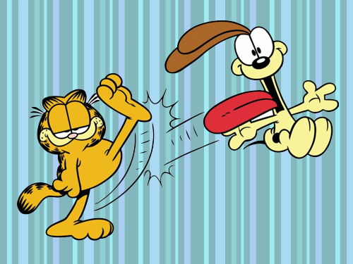 Garfield vs. Odie