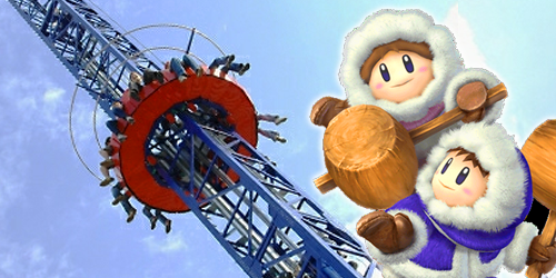 Ice Climbers Drop Tower - NintendoLand