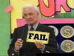Bob Barker Says You Fail