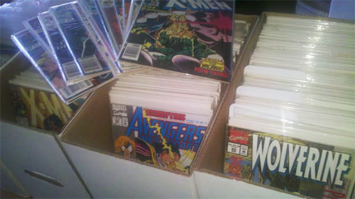 Boxes of Comics