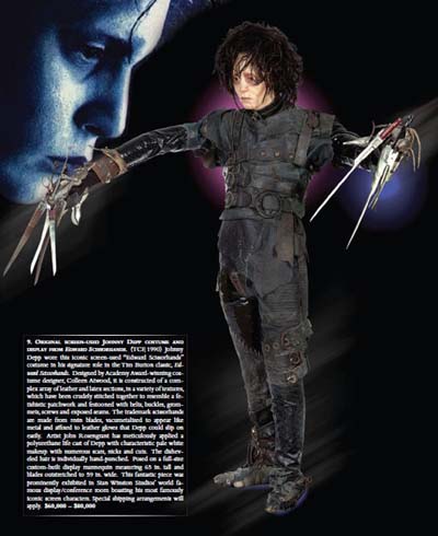 Edward Scissorhands Costume & Display