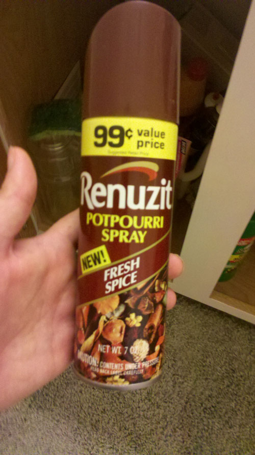 Renuzit Potpourri Spray from 1989