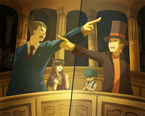 Phoenix Wright vs. Professor Layton