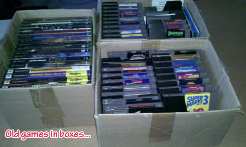 Video Games in Boxes