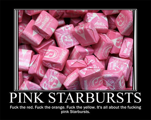 Pink Starbursts