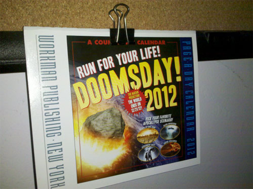 Doomsday 2012 Calendar
