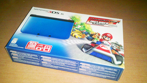Nintendo 3DS XL with Mario Kart