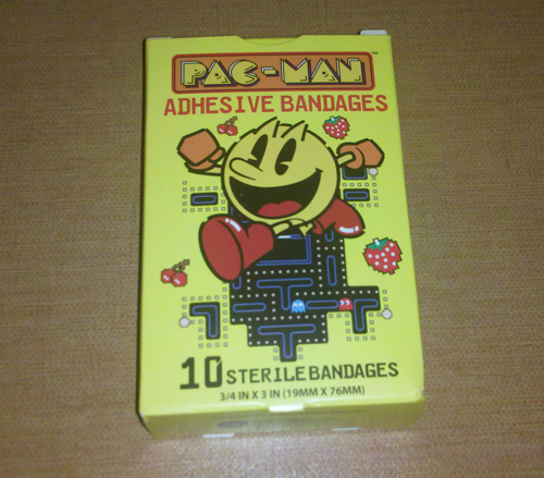 Pac-Man Adhesive Bandages