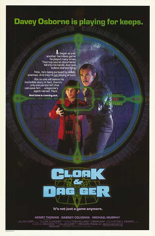 Cloak & Dagger (1984) Poster