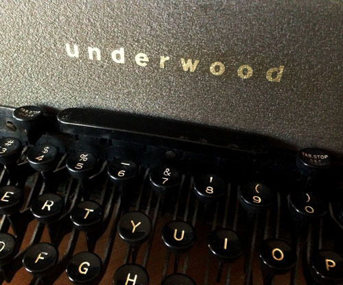 Typewriter Buttons Closeup