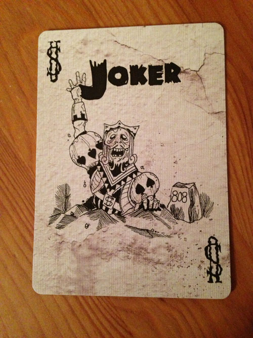 Zombie Joker Card