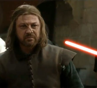 ‘Game of Thrones’ Improved with Lightsabers