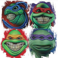 Would you still love the Teenage Mutant Ninja Turtles if they looked like this?