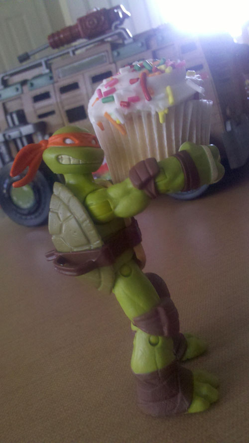 It’s my party and I’ll play with Ninja Turtle toys if I want to.