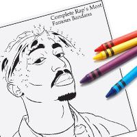 The Rap Coloring Book…is exactly what it sounds like, i.e. awesome.