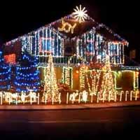 This insane Dubstep + Christmas Lights display is not recommended for people with epilepsy.