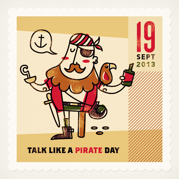 Friendly remindarrr! Today is Talk Like a Pirate Day