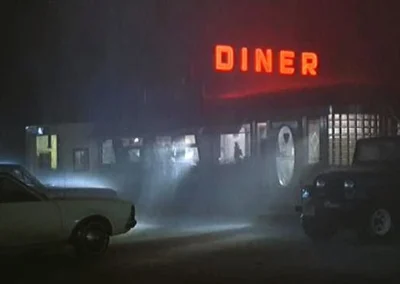 Glass block at the diner in Friday the 13th (1980)