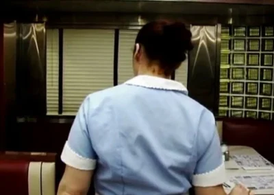 Glass block at the diner in Friday the 13th (1980)