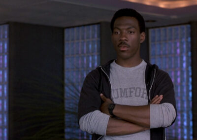 Glass block in Beverly Hills Cop (1984)