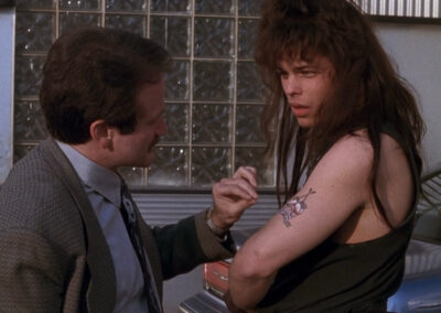 Car dealership from Cadillac Man (1990) is DRIPPING in glass block