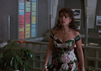 Car dealership from Cadillac Man (1990) is DRIPPING in glass block