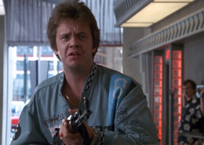 Car dealership from Cadillac Man (1990) is DRIPPING in glass block