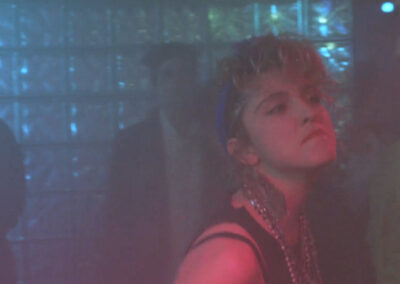 Glass block at the club scene in Desperately Seeking Susan (1985)