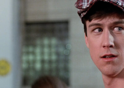 Glass block in the parking garage from Ferris Bueller’s Day Off (1986)