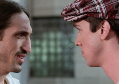 Glass block in the parking garage from Ferris Bueller’s Day Off (1986)