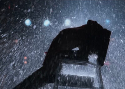 Glass block in Flashdance (1983)