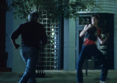 Glass block in Miami Connection (1988)