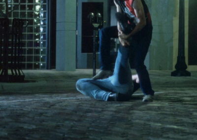 Glass block in Miami Connection (1988)