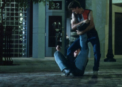 Glass block in Miami Connection (1988)