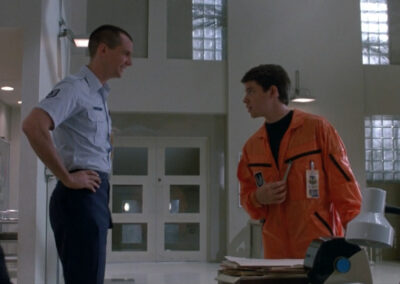 Glass block walls & windows in Project X (1987)