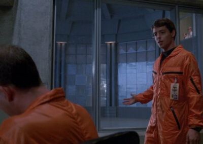 Glass block walls & windows in Project X (1987)