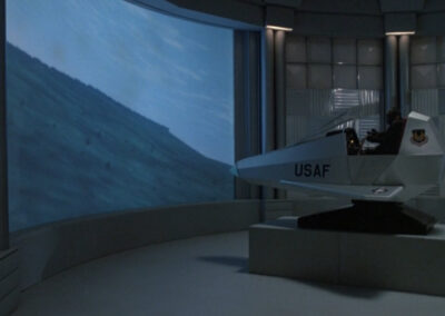 Glass block walls & windows in Project X (1987)