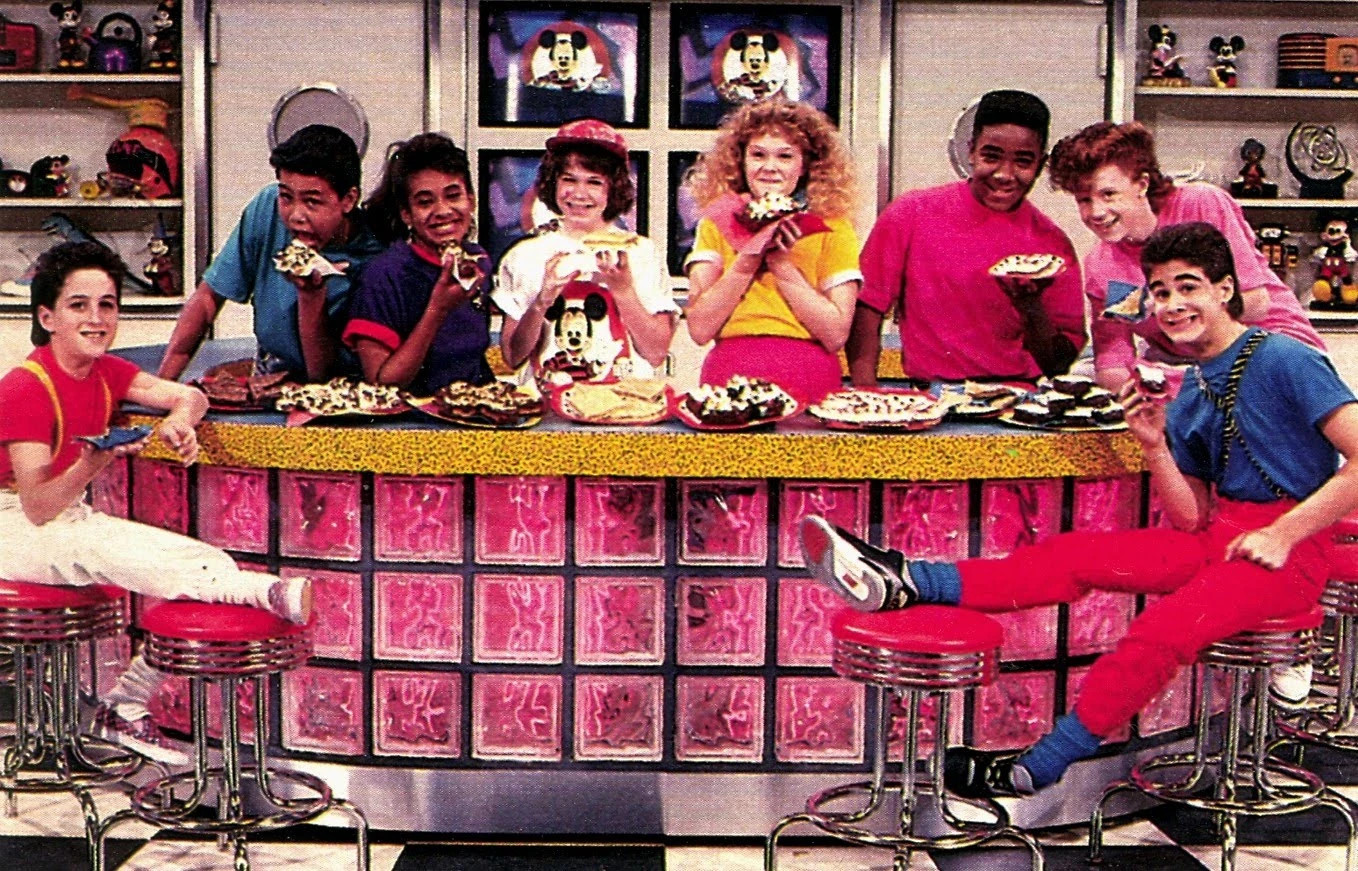 Neon-lit glass block on the bar inside the Mickey Mouse Clubhouse, from The All-New Mickey Mouse Club show on Disney channel