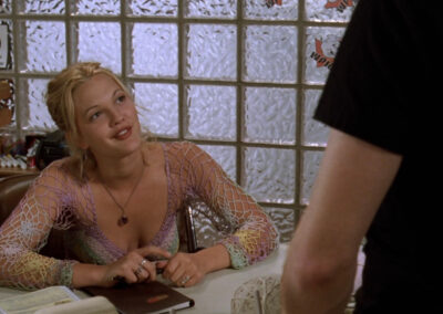 Glass block at the WPIG radio station in Wayne’s World 2