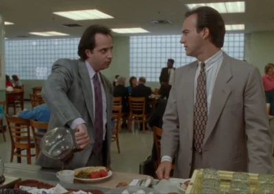 Mr. Destiny (1990) glass block cafeteria