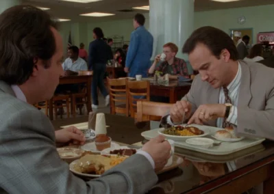 Mr. Destiny (1990) glass block cafeteria