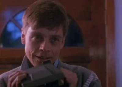 Midnight Ride (1990) glass block, Mark Hamill